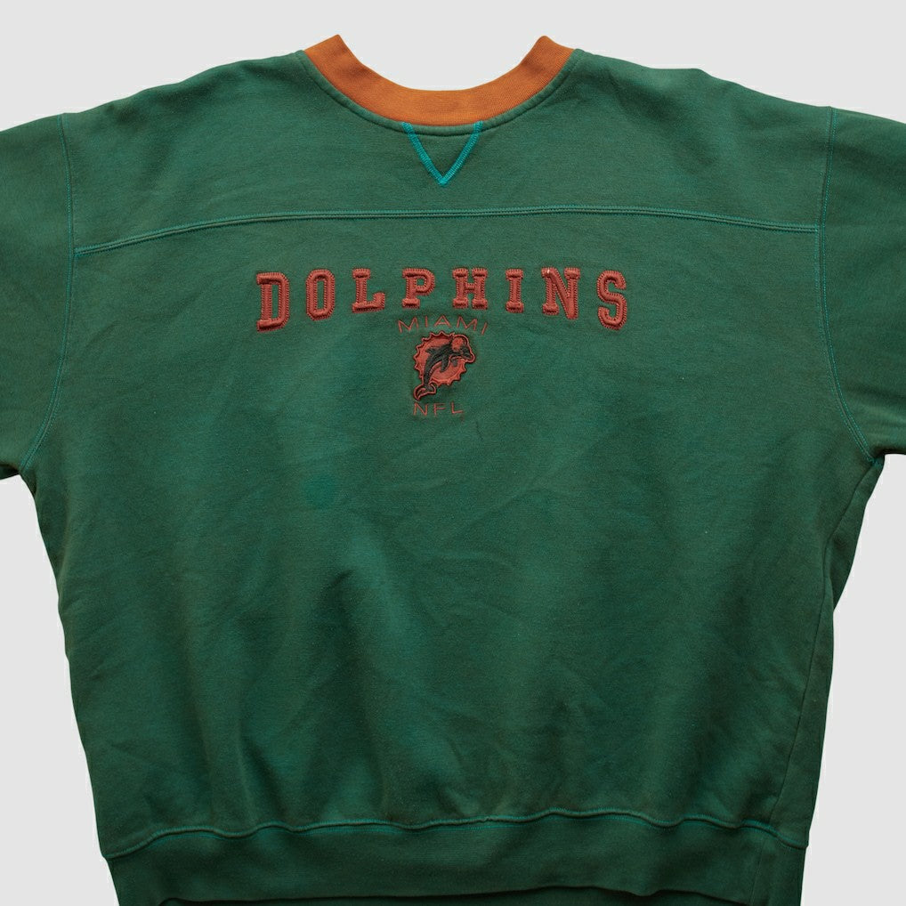 Miami Dolphins NFL 2000s Pullover Sweatshirt Teal Vintage | Fanatics