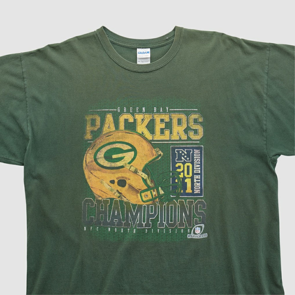 Green Bay Packers Gildan 2011 T-shirt Green Vintage | Fanatics