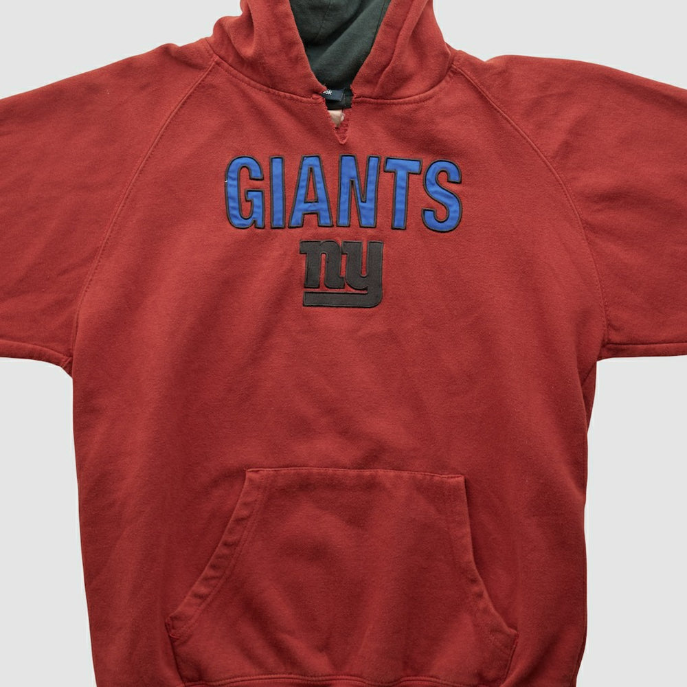 New York Giants Reebok 2000s Hooded Pullover Sweatshirt Red Vintage | Fanatics