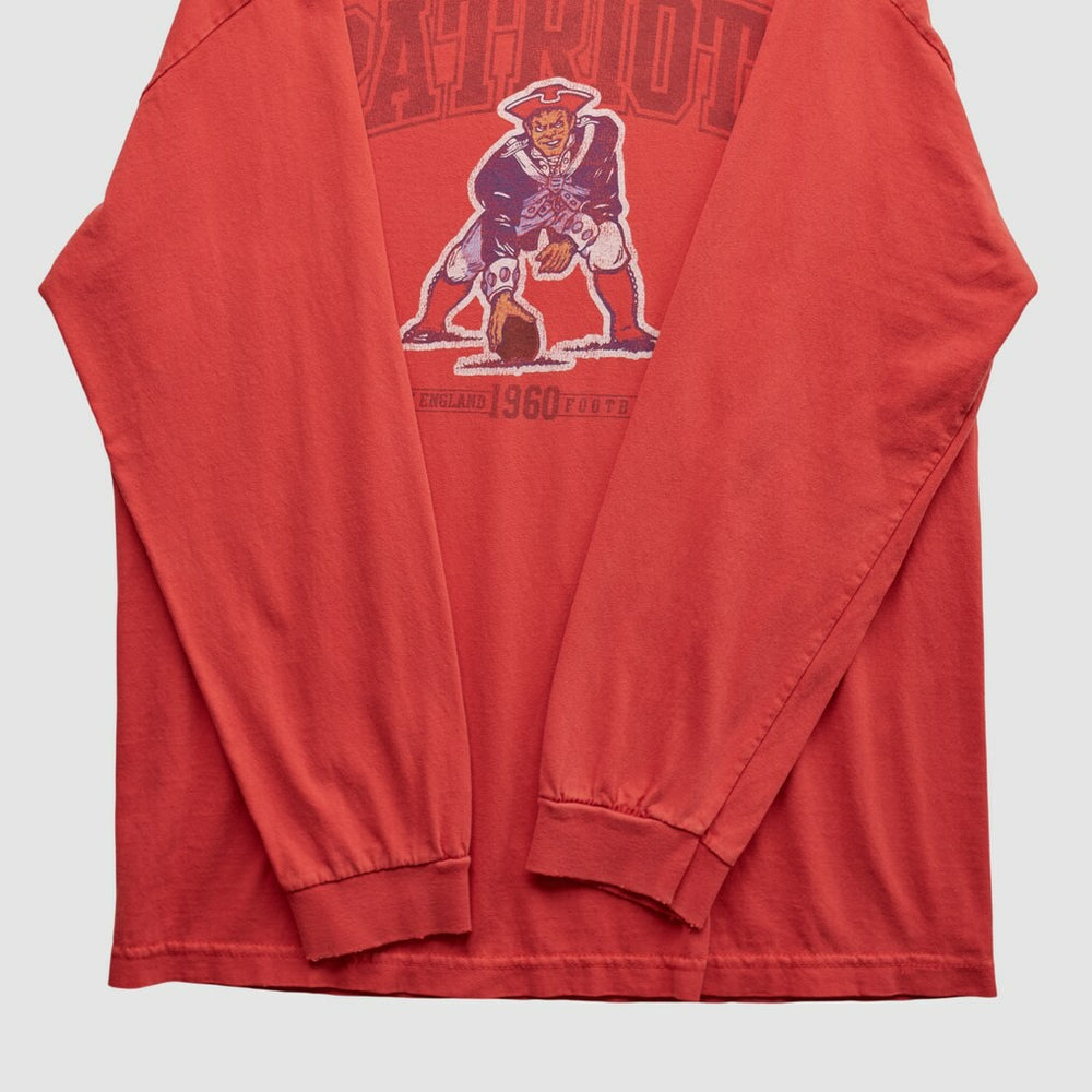 New England Patriots NFL 2010s Long Sleeve T-shirt Red Vintage | Fanatics