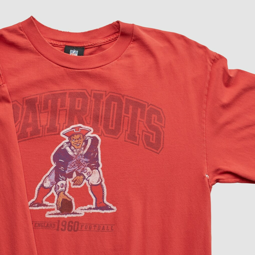 New England Patriots NFL 2010s Long Sleeve T-shirt Red Vintage | Fanatics