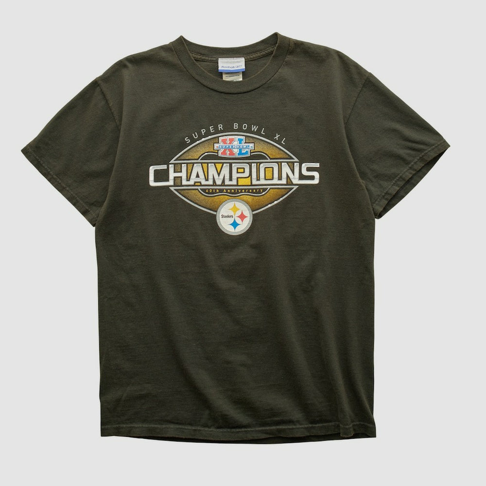 Pittsburgh Steelers Reebok 2006 T-shirt Charcoal Vintage | Fanatics