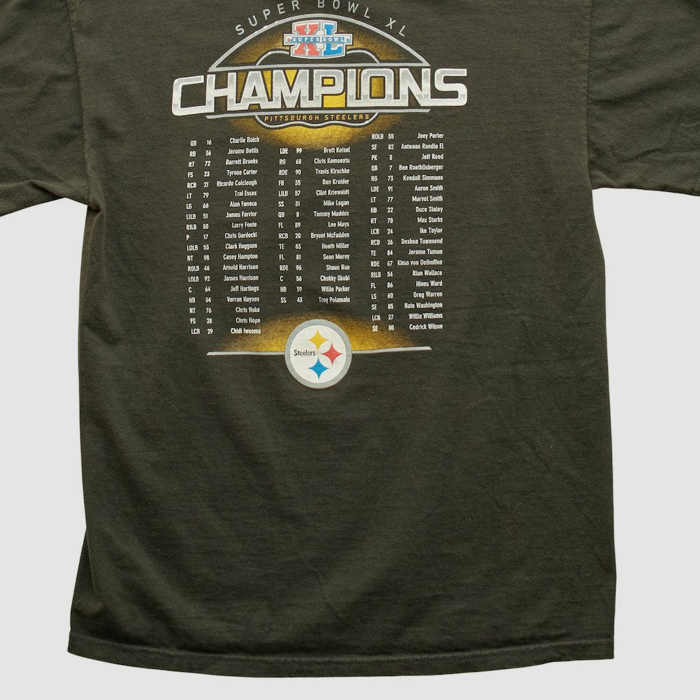 Pittsburgh Steelers Reebok 2006 T-shirt Charcoal Vintage | Fanatics