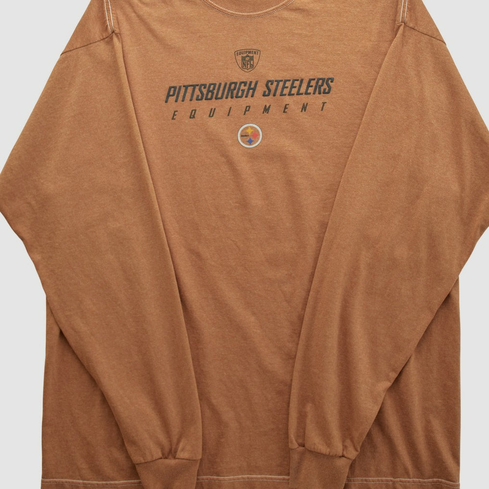 Pittsburgh Steelers Reebok 2000s Long Sleeve T-shirt Clay Vintage | Fanatics