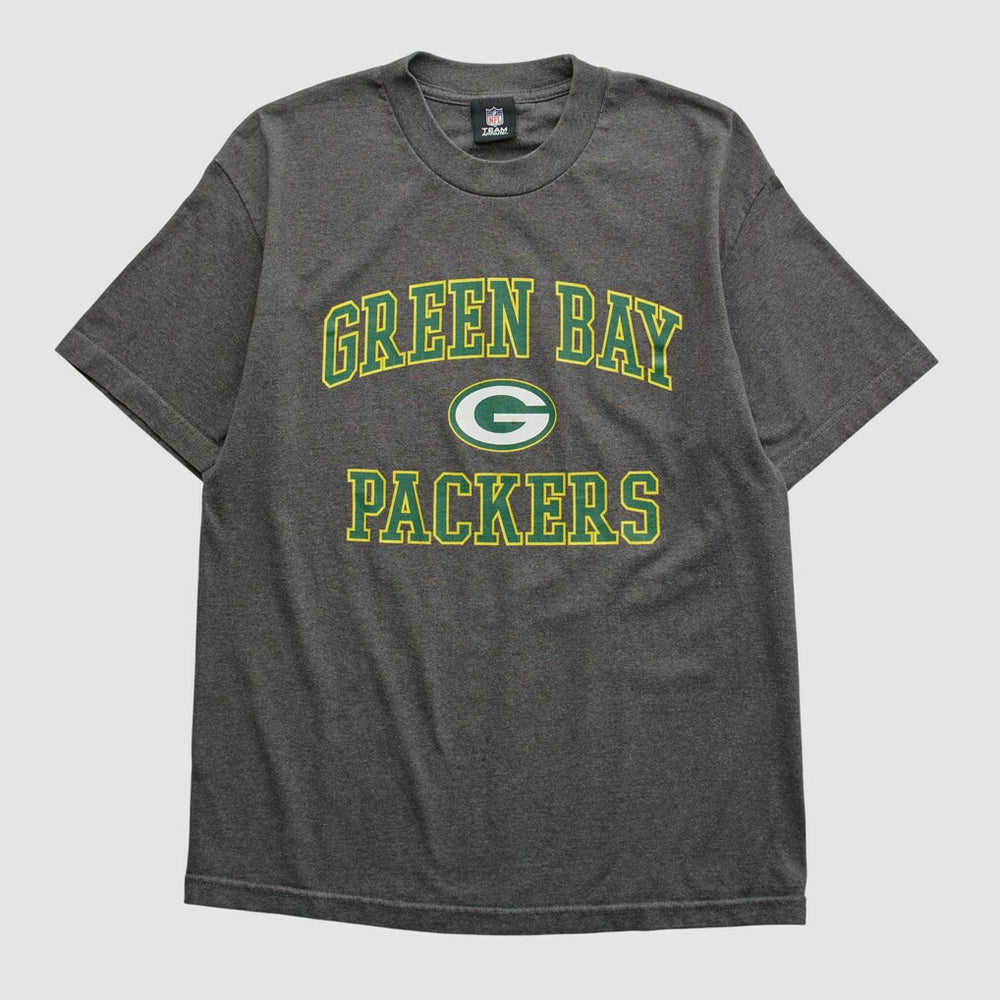 Green Bay Packers NFL 2010s T-shirt Dark Heather Gray Vintage | Fanatics
