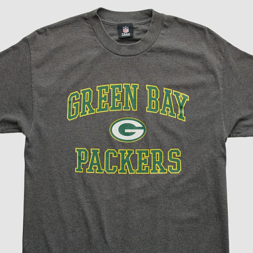 Green Bay Packers NFL 2010s T-shirt Dark Heather Gray Vintage | Fanatics