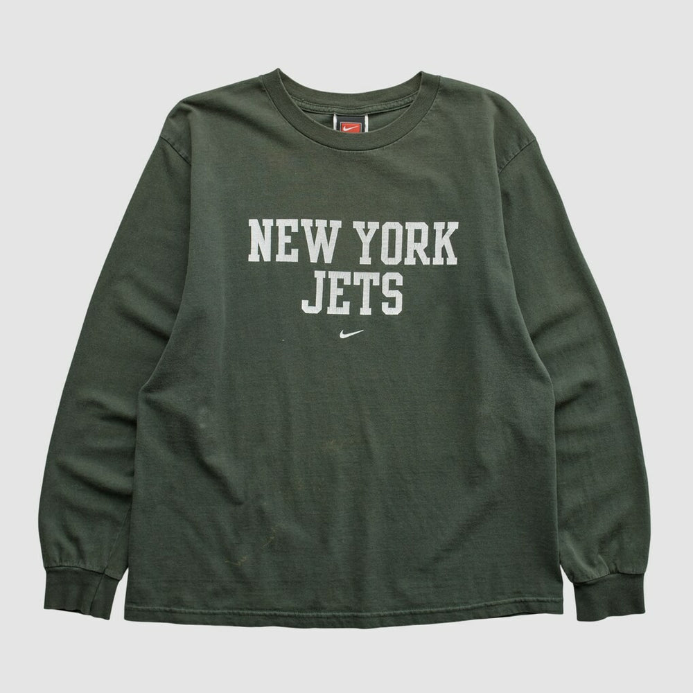 New York Jets 2000s Long Sleeve T-shirt Green Vintage | Fanatics