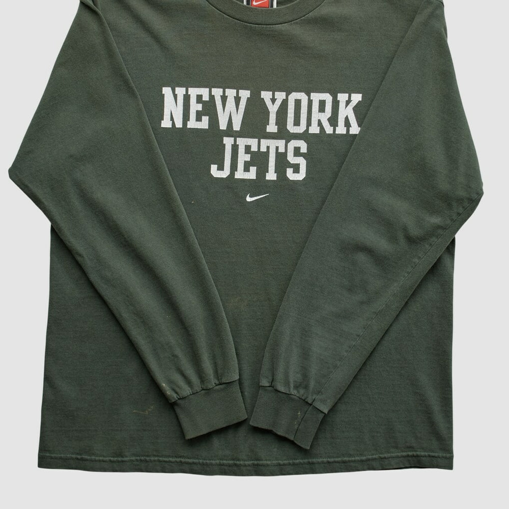 New York Jets 2000s Long Sleeve T-shirt Green Vintage | Fanatics