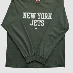 New York Jets 2000s Long Sleeve T-shirt Green Vintage | Fanatics