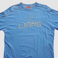 Detroit Lions NFL 2000s Long Sleeve T-shirt Light Blue Vintage | Fanatics