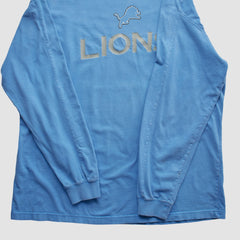 Detroit Lions NFL 2000s Long Sleeve T-shirt Light Blue Vintage | Fanatics