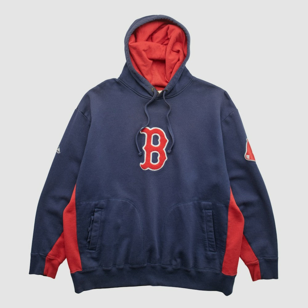 Boston Red Sox Majestic 2000s Hooded Pullover Sweatshirt - MLB