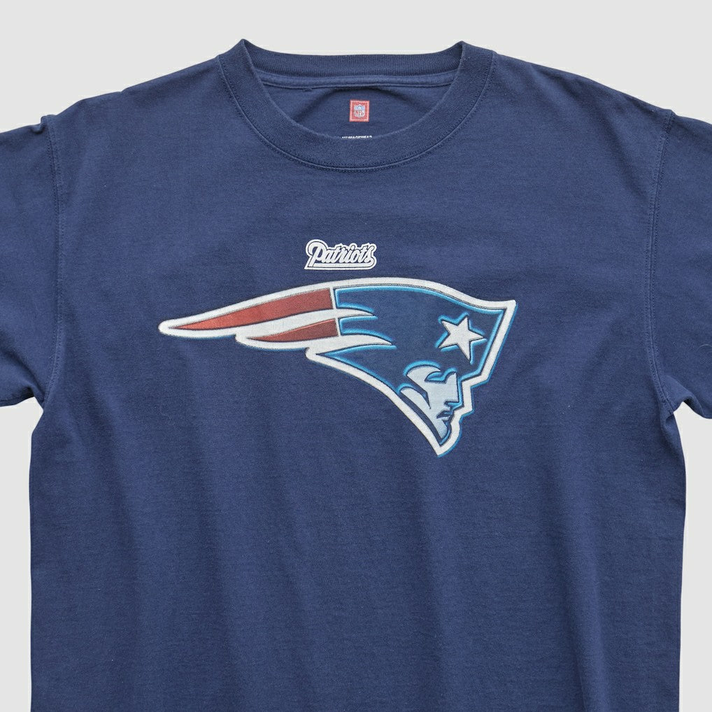 New England Patriots NFL 2000s T-shirt Navy Vintage | Fanatics