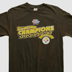 Pittsburgh Steelers Alstyle 2006 Long Sleeve T-shirt Brown Vintage | Fanatics