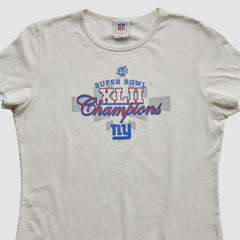 Super Bowl XLII NFL 2008 T-shirt White Vintage | Fanatics