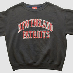 New England Patriots NFL 2000s Pullover Sweatshirt Black Vintage | Fanatics