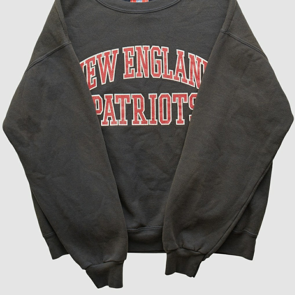 New England Patriots NFL 2000s Pullover Sweatshirt Black Vintage | Fanatics