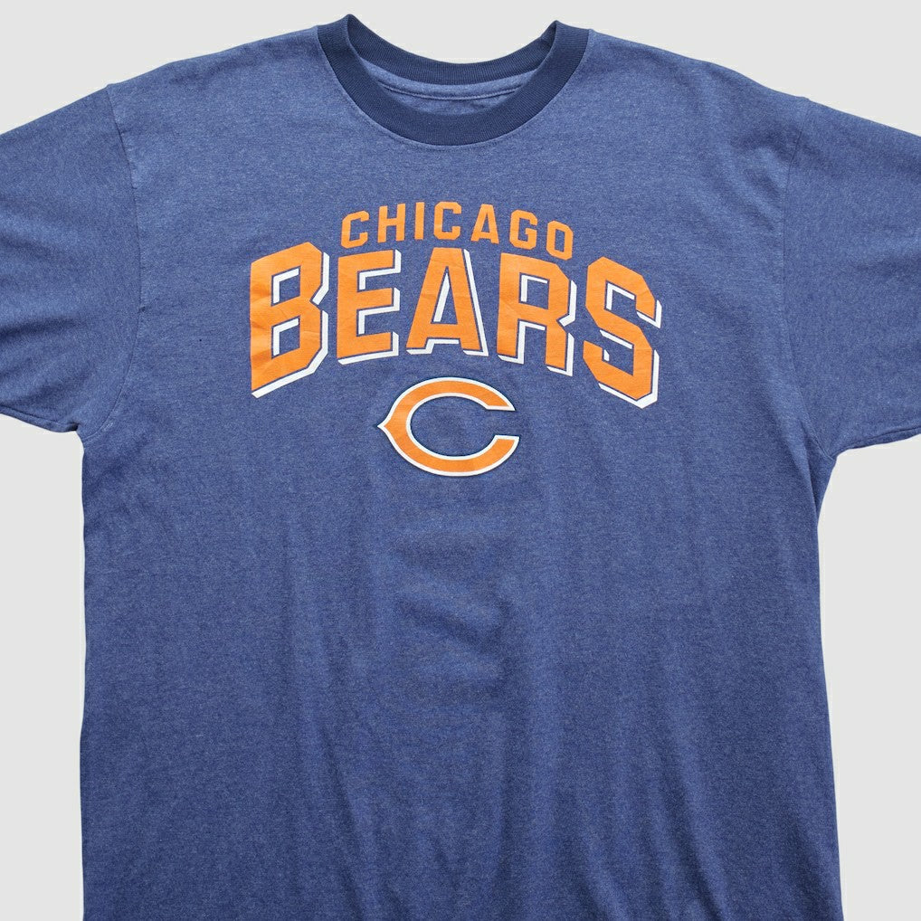Chicago Bears Reebok 2000s T-shirt Blue Vintage | Fanatics