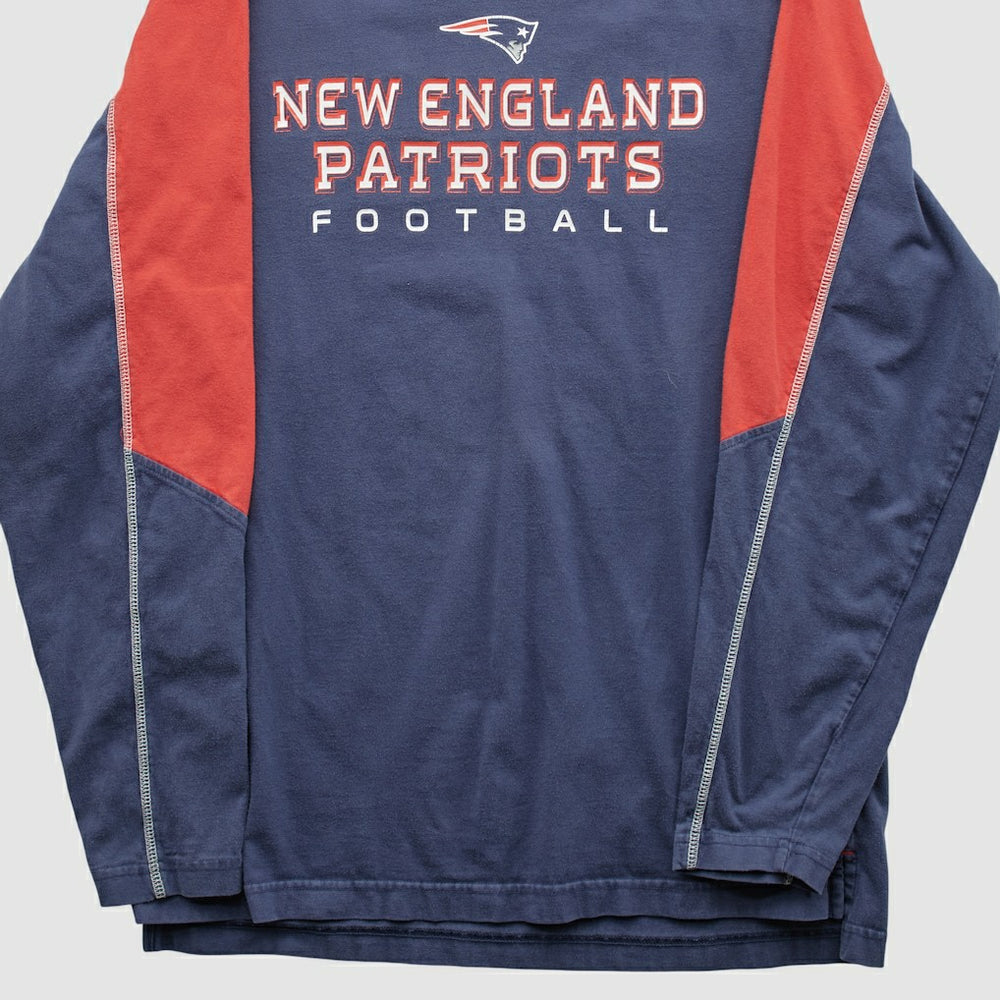 New England Patriots NFL 2000s Long Sleeve T-shirt Navy Vintage | Fanatics