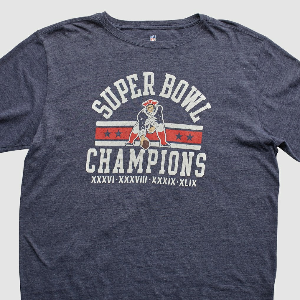New England Patriots NFL Pro Line 2015 Long Sleeve T-shirt Navy Vintage | Fanatics
