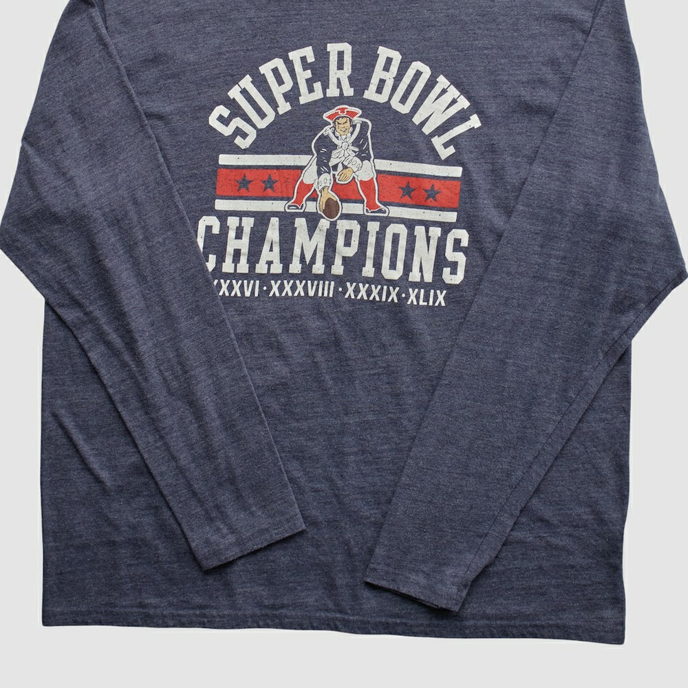 New England Patriots NFL Pro Line 2015 Long Sleeve T-shirt Navy Vintage | Fanatics