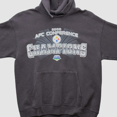 Pittsburgh Steelers NFL 2008 Hooded Pullover Sweatshirt Black Vintage | Fanatics