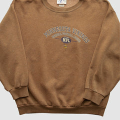 Minnesota Vikings Logo Athletic 2000s Pullover Sweatshirt Clay Vintage | Fanatics