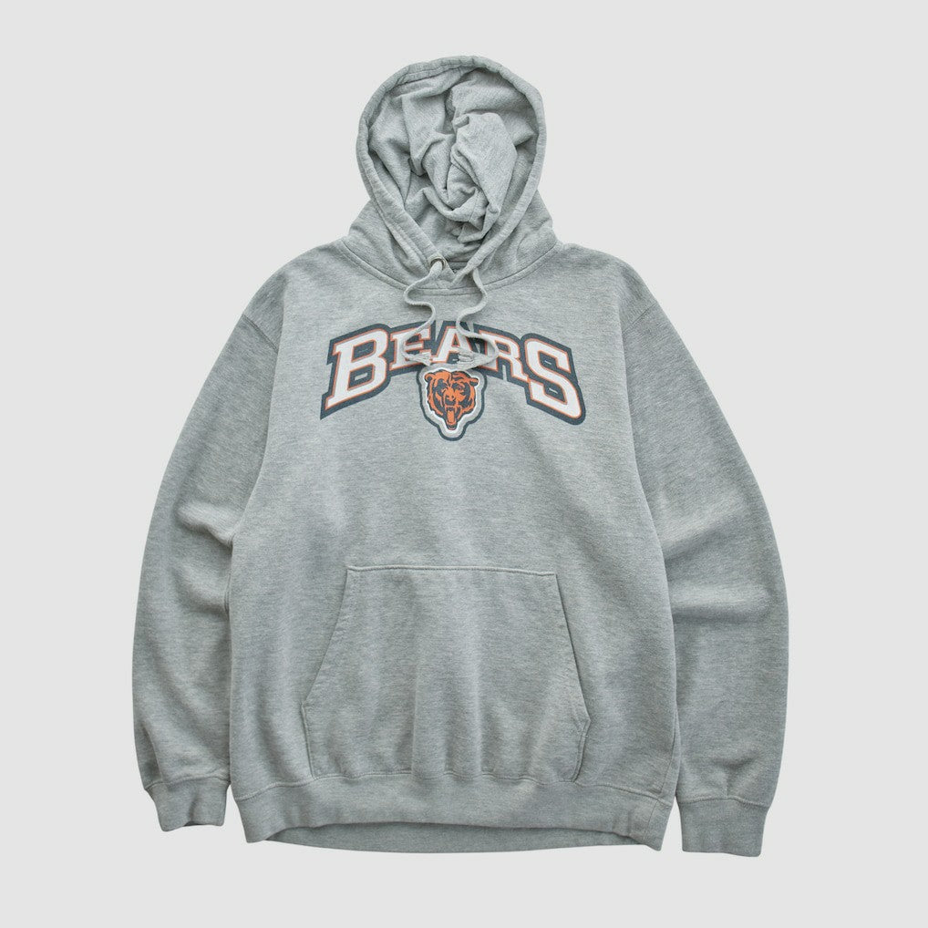 Chicago Bears 2010s Hooded Pullover Sweatshirt Heather Gray Vintage | Fanatics