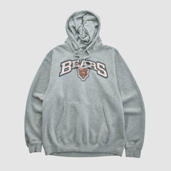 Chicago Bears 2010s Hooded Pullover Sweatshirt Heather Gray Vintage | Fanatics