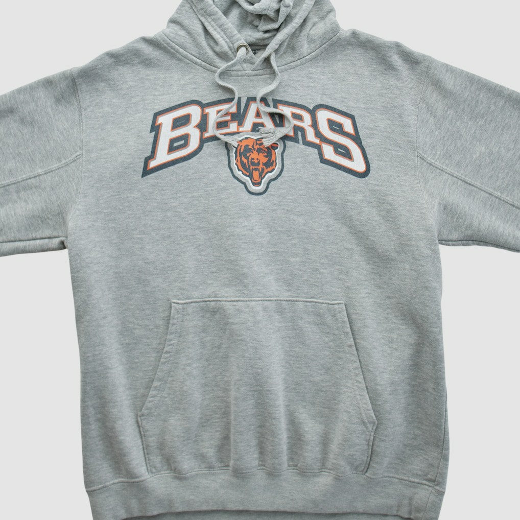 Chicago Bears 2010s Hooded Pullover Sweatshirt Heather Gray Vintage | Fanatics