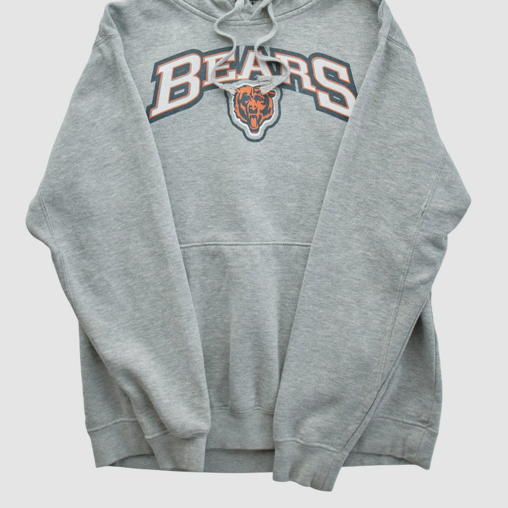 Chicago Bears 2010s Hooded Pullover Sweatshirt Heather Gray Vintage | Fanatics