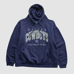 Dallas Cowboys 2010s Hooded Pullover Sweatshirt Navy Vintage | Fanatics