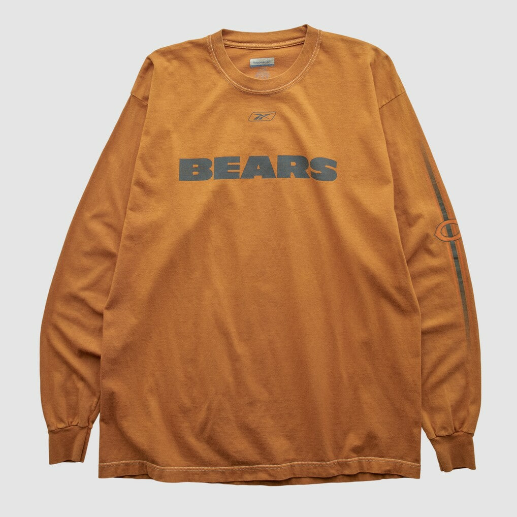 Chicago Bears Reebok 2000s Long Sleeve T-shirt Clay Vintage | Fanatics