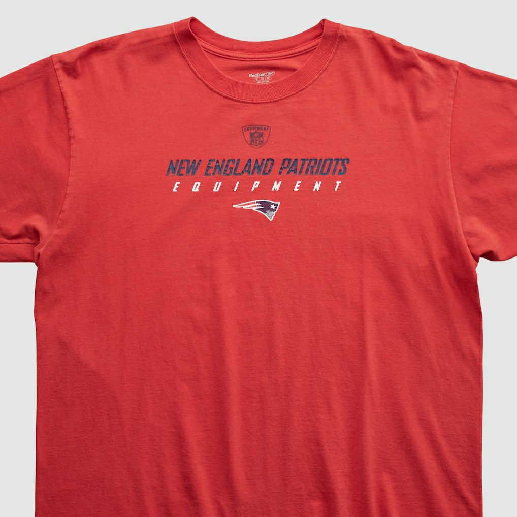 New England Patriots Reebok 2000s T-shirt Red Vintage | Fanatics