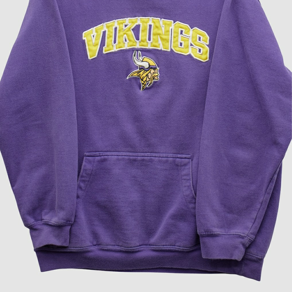 Minnesota Vikings NFL 2000s Hooded Pullover Sweatshirt Purple Vintage | Fanatics