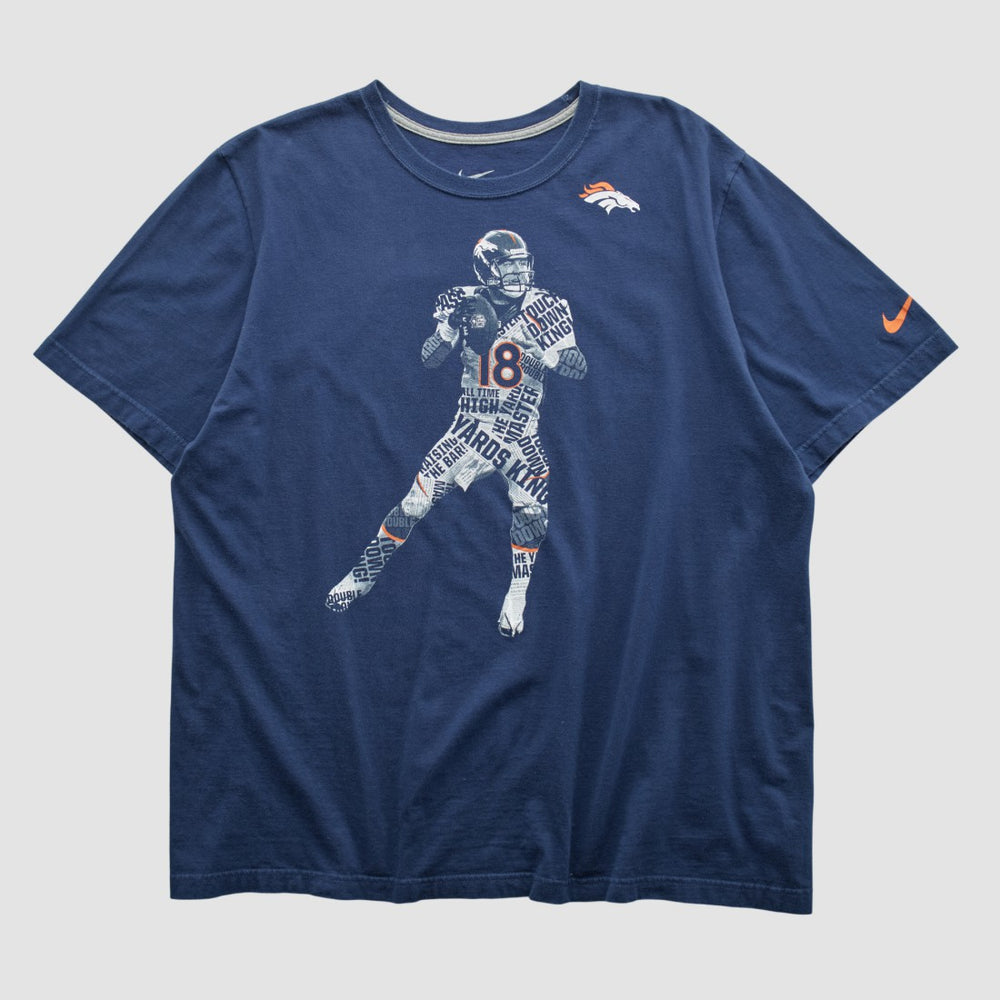 Denver Broncos 2010s T-shirt Navy Vintage | Fanatics