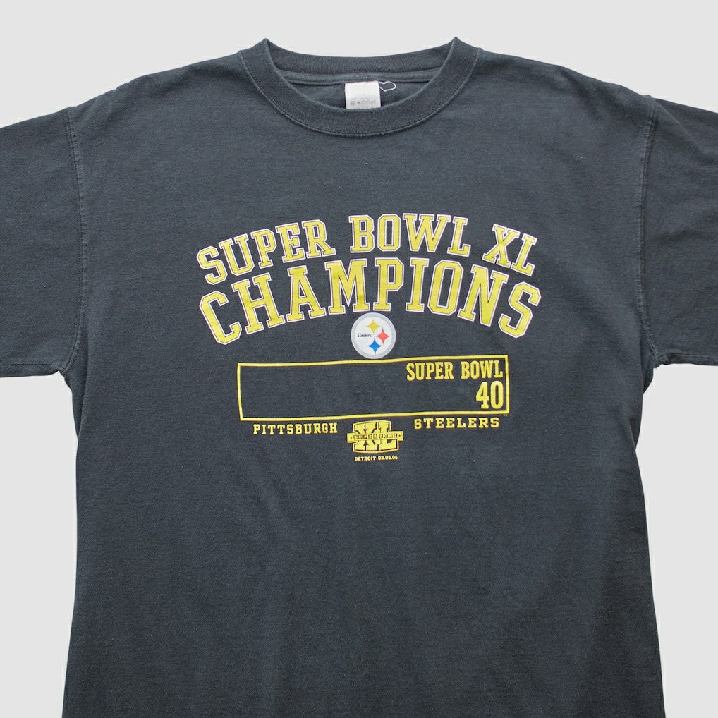 Pittsburgh Steelers 2006 T-shirt Black Vintage | Fanatics