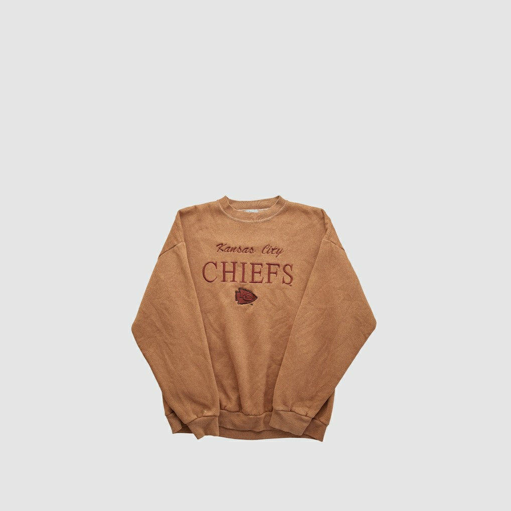 Kansas City Chiefs Logo 7 90s Pullover Sweatshirt Clay Vintage | Fanatics
