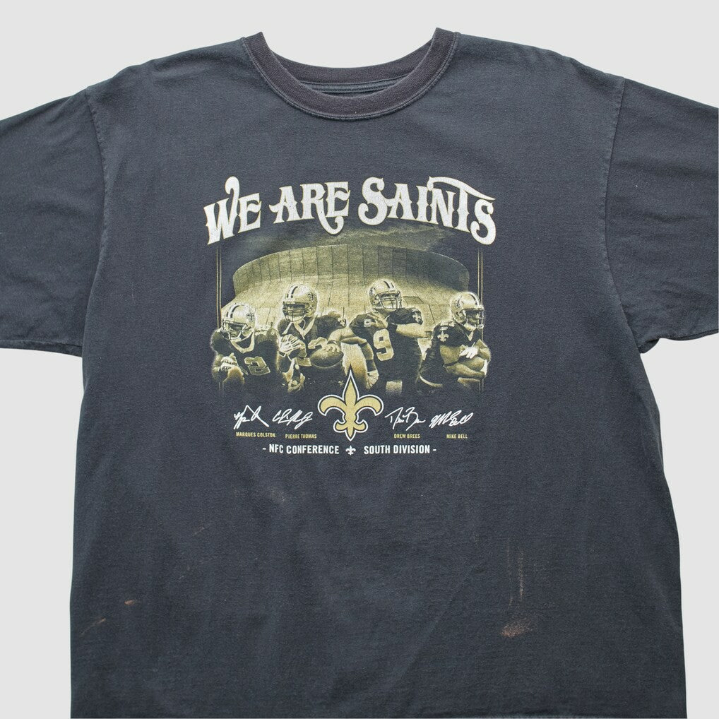 New Orleans Saints Reebok 2000s T-shirt Black Vintage | Fanatics