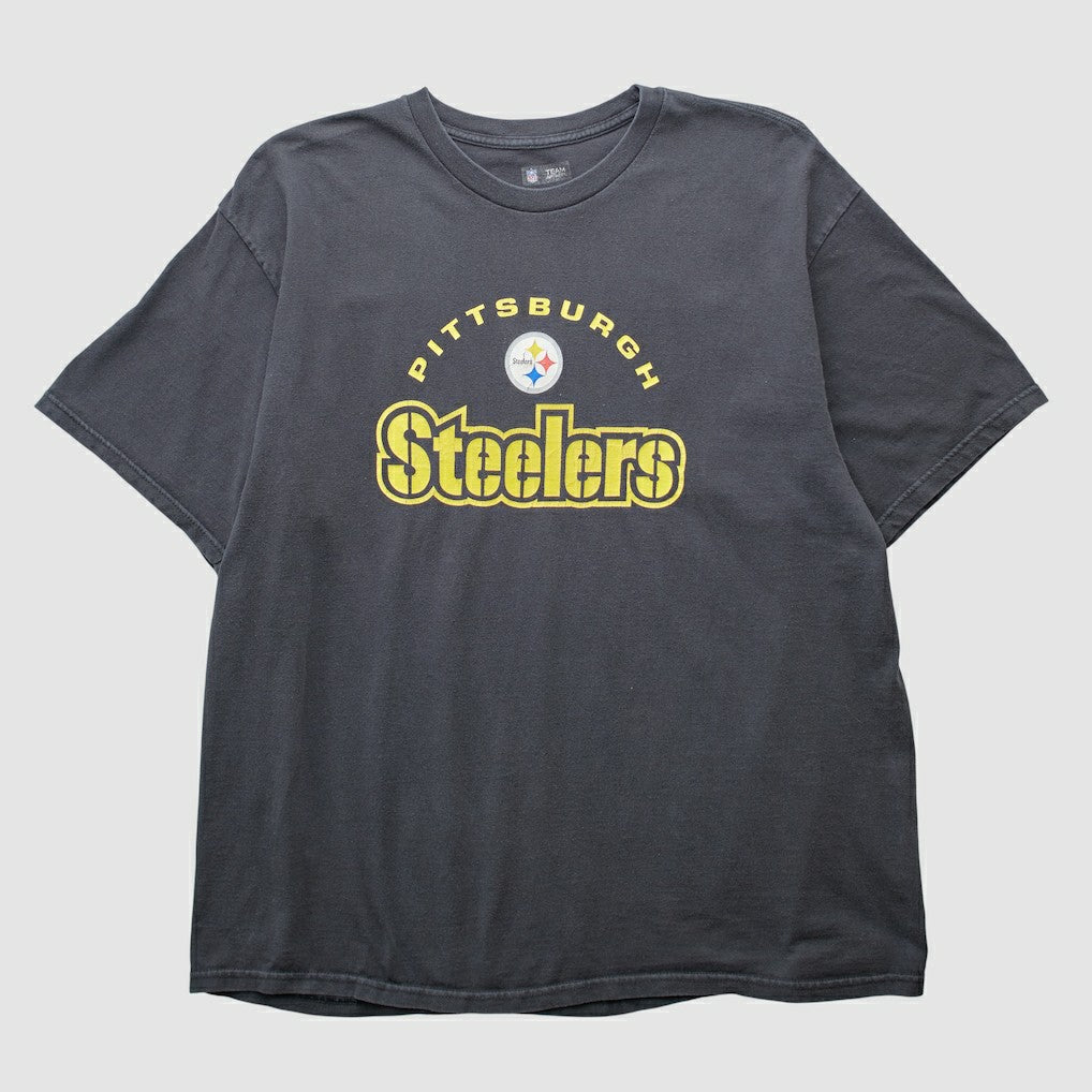 Pittsburgh Steelers NFL 2000s T-shirt Black Vintage | Fanatics
