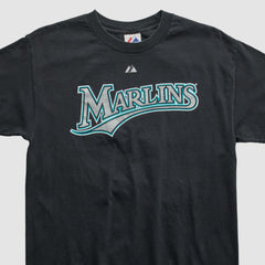 Miami Marlins Majestic 2000s T-shirt - MLB