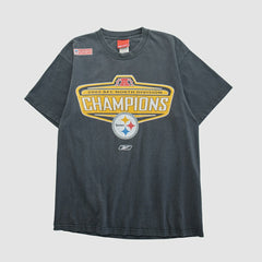 Pittsburgh Steelers Reebok 2002 T-shirt Black Vintage | Fanatics