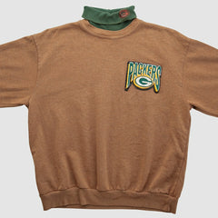Green Bay Packers Majestic 90s Pullover Sweatshirt Clay Vintage | Fanatics