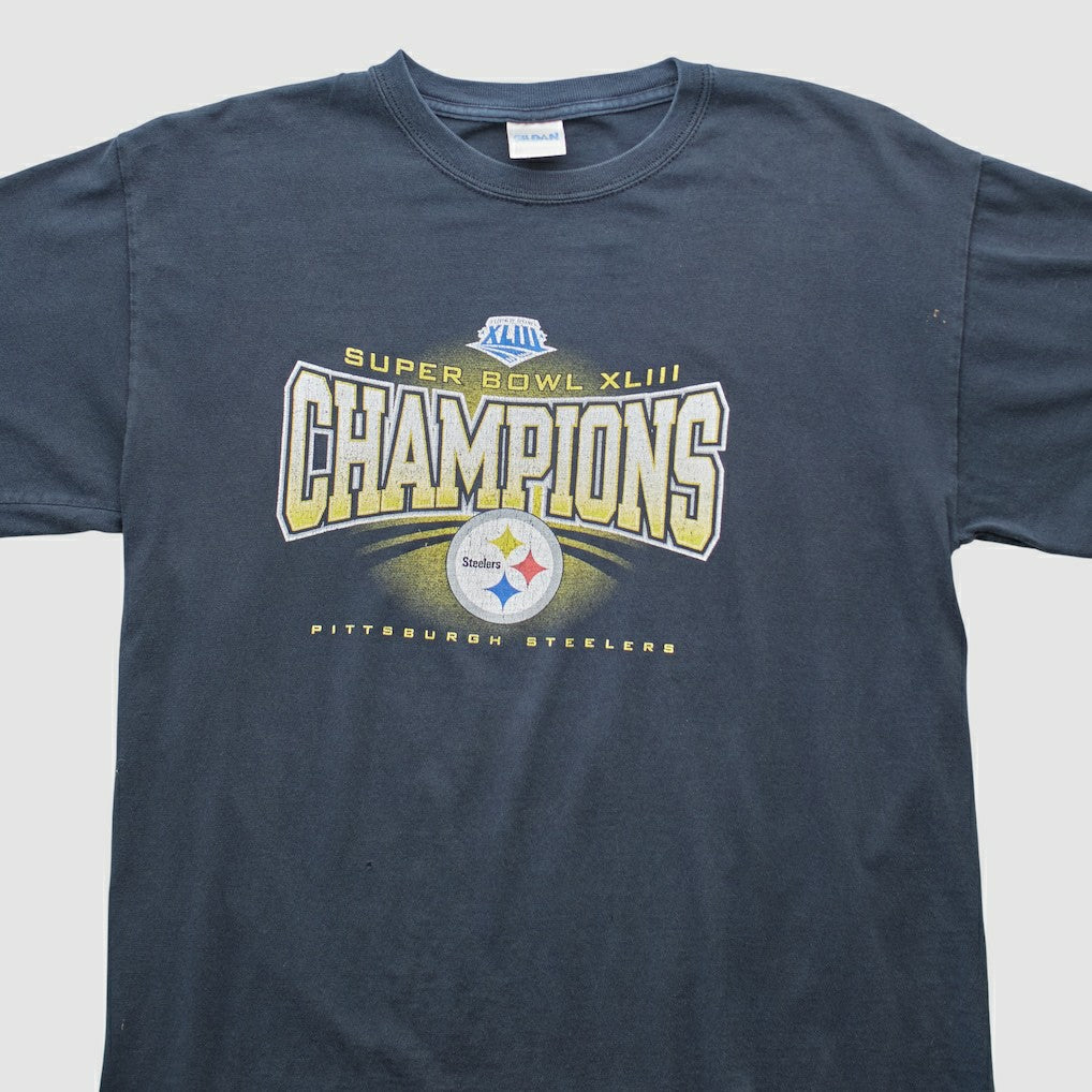 Pittsburgh Steelers Gildan 2009 T-shirt Black Vintage | Fanatics