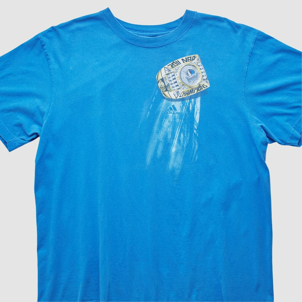 Dallas Mavericks 2011 T-shirt Blue Vintage - NBA