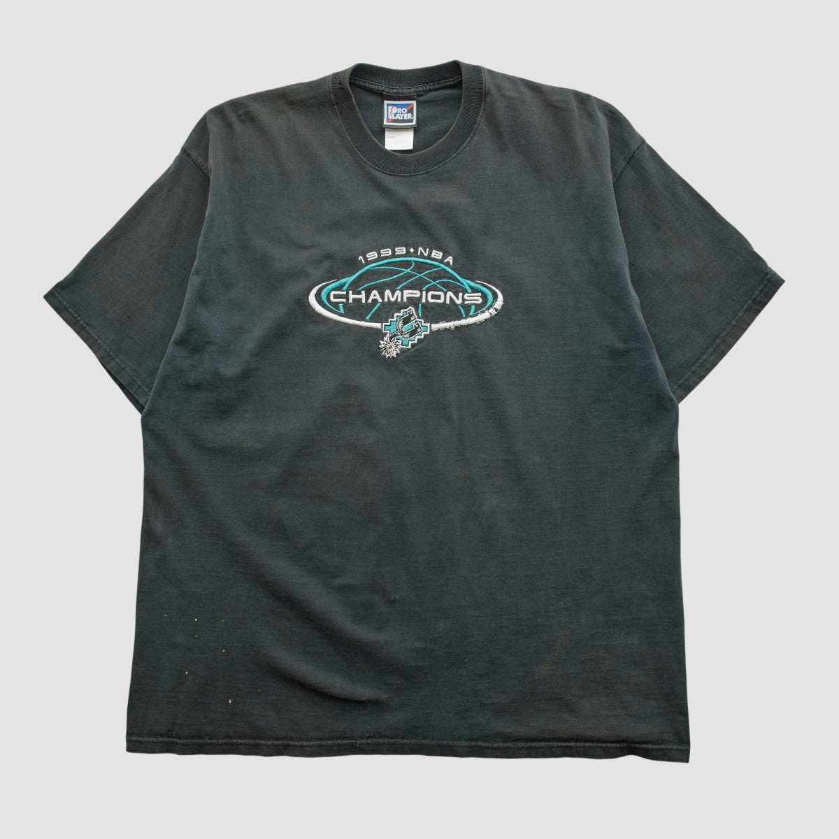 San Antonio Spurs Pro Player 1999 T-shirt Black Vintage - NBA
