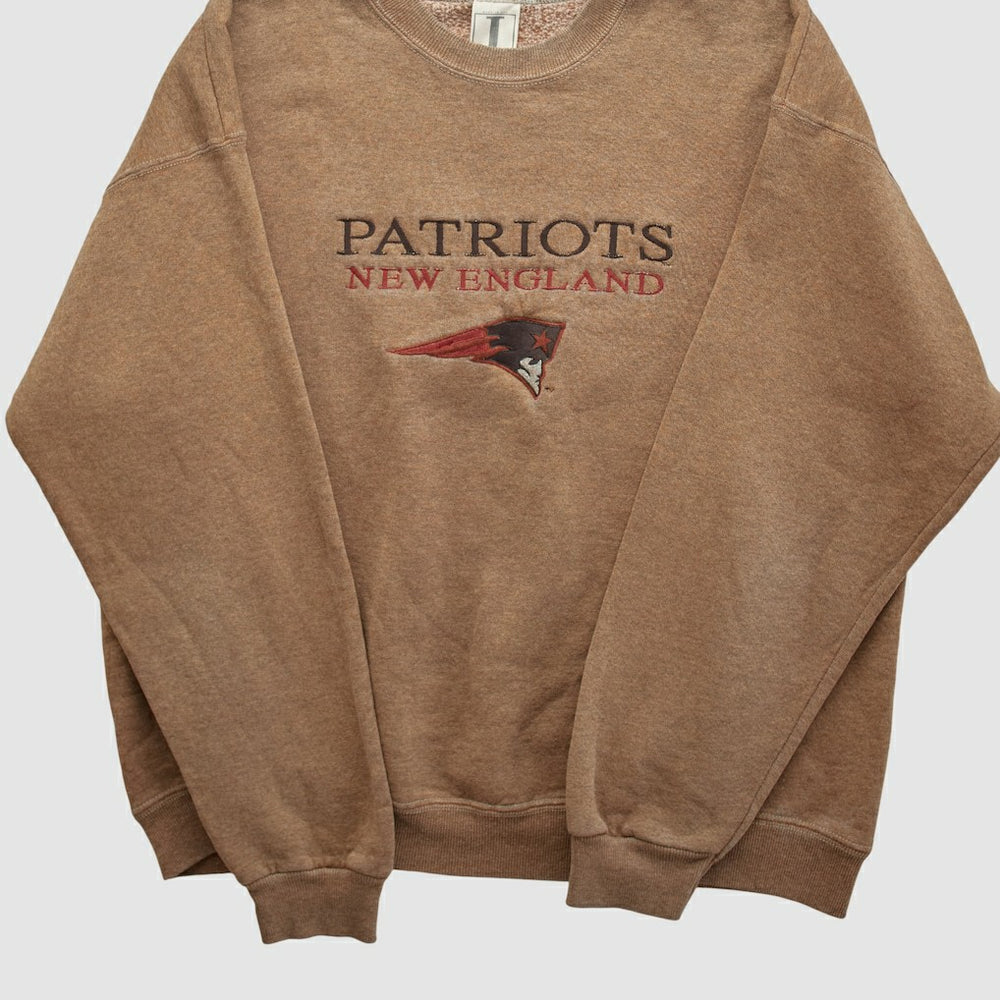 New England Patriots Jostens 90s Pullover Sweatshirt Clay Vintage | Fanatics