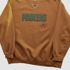 Green Bay Packers NFL 2000s Pullover Sweatshirt Brown Vintage | Fanatics