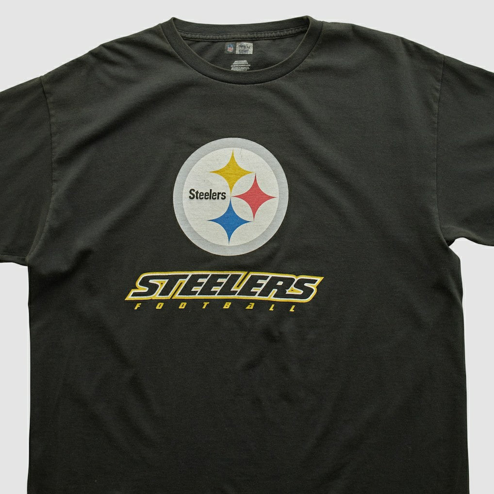Pittsburgh Steelers NFL 2000s T-shirt Black Vintage | Fanatics