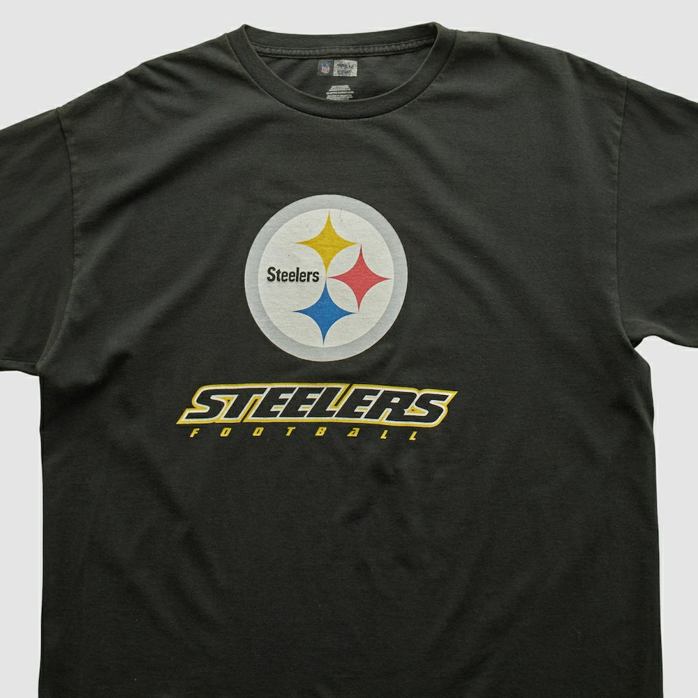 Pittsburgh Steelers NFL 2000s T-shirt Black Vintage | Fanatics